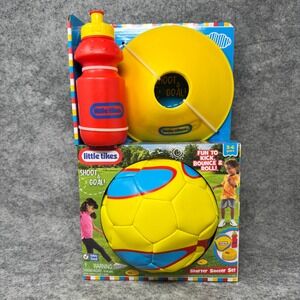 Little Tikes Starter Soccer Set Ball Water Bottle Cones Toddler‎ Toy Sport